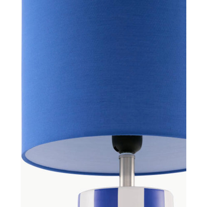 Lampe de table Janie, Bleu, Bleu