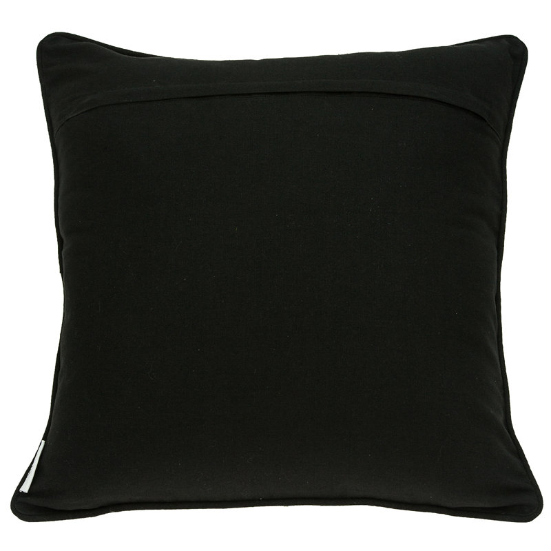 Parkland Trix Red and White Embroidered Cotton Throw Pillow