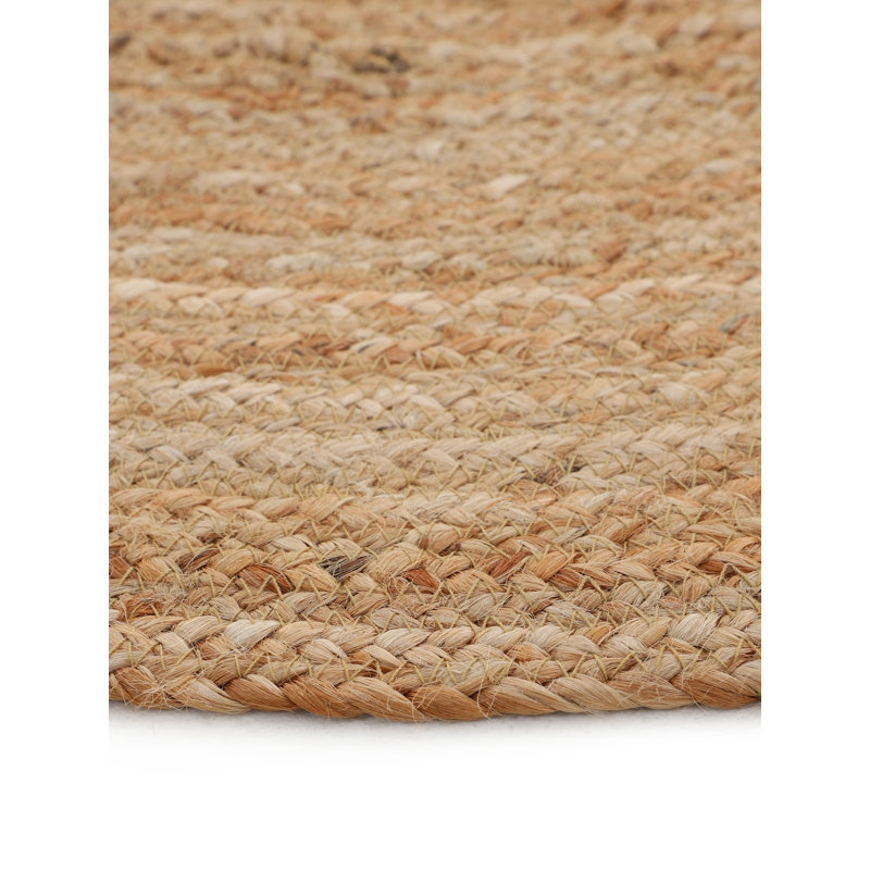 Nele Jute Rug, Beige, Round 60 cm