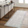 Isaic Light Beige Machine Washable Area Rug