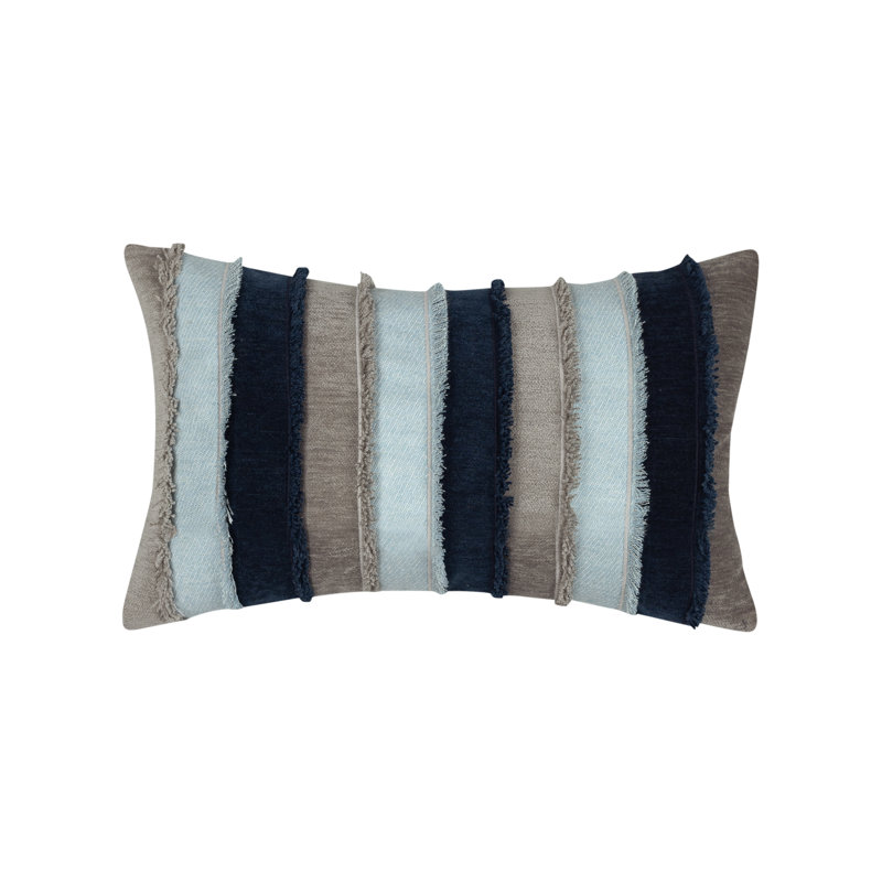 COUTURE CLASSICS Square Indoor/Outdoor Pillow Cover & Insert, Rectangle 12"H x 20"W, Sandstone