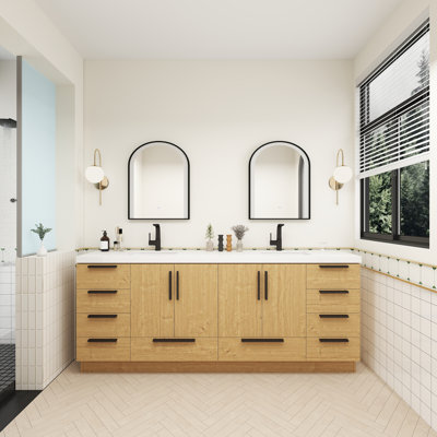 Carla Freestanding Bathroom Vanity with Double Sink
