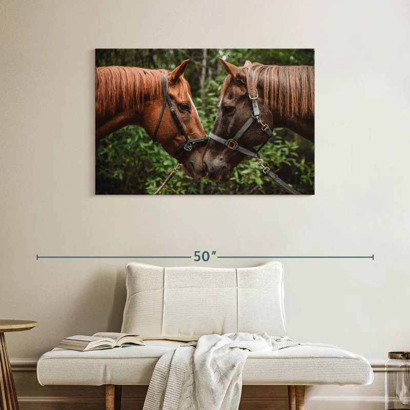 Brampt Horse Smooch, 26" H x 39" W