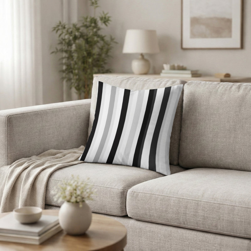 Coussin décoratif moderne Modern, H 16 po x l 16 po