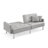 Degmo 84.6'' Upholstered Convertible Sofa-948387483