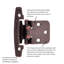 Encadrement de surface à fermeture automatique à surface variable - Bronze rétro - Charnières de porte d'armoire (ensemble de 20)-126117553-87039027