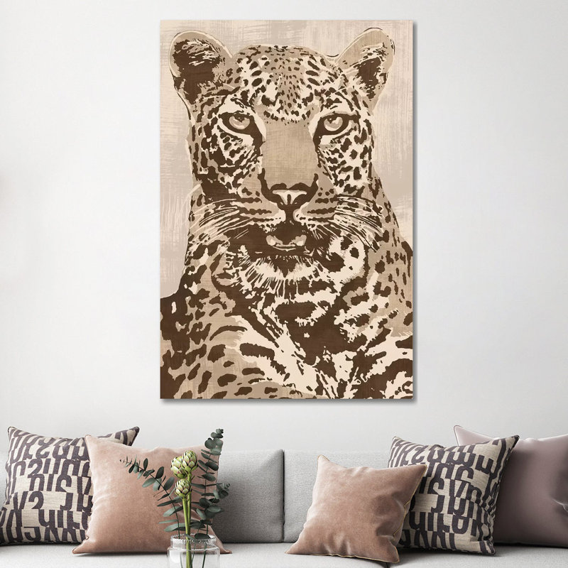 Leopard by Andrew Cooper - Wrapped Canvas Painting, 152.5 cm H x 101.5 cm W x 3.175 cm D