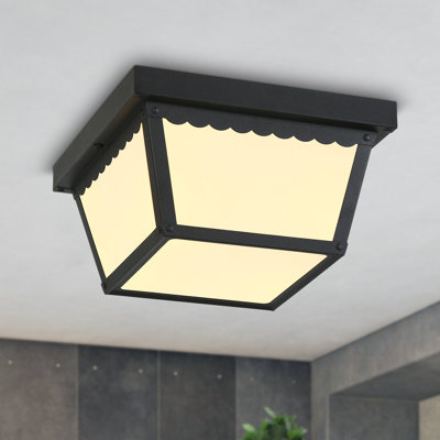 Plafonnier encastré 2 lumières
