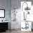 Exposed Thermostatic Shower System and Hand Shower (P1090) by Strom Living-132503917