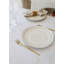 Ensemble d'assiettes de service rondes 6 pièces 100% porcelaine Bon Appetit