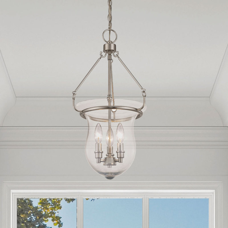 Brentwood 3 - Light Pendant, Brushed Nickel