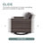 Nazime Swivel Outdoor Lounge Chair-1443367067