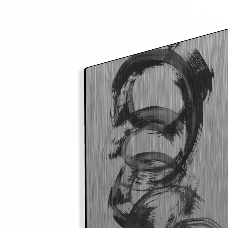 Art mural en métal Wrought Studio ™ «Dynamic Spiral 2» par Ethan Harper