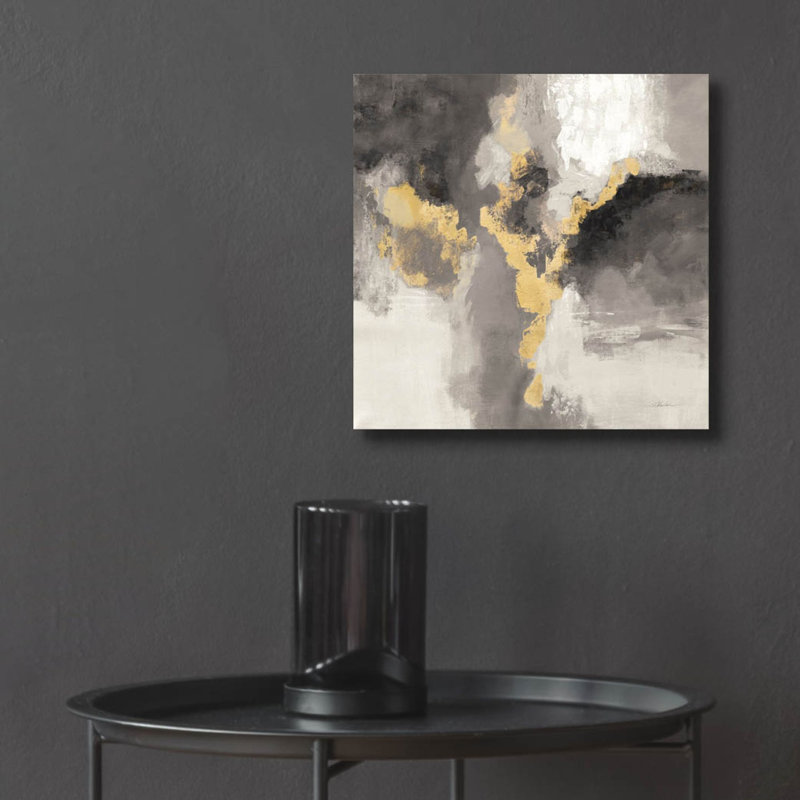 «Sparkle Abstract 1 Bwg» par Silvia Vassileva, art mural en verre acrylique, H 12 po x l 12 po x P 0,13 po
