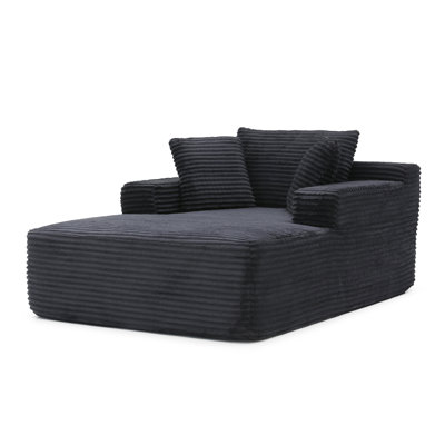Canapé confortable 4 places en polaire sherpa de 229 cm (90,2 po), gris pâle, avec rangement