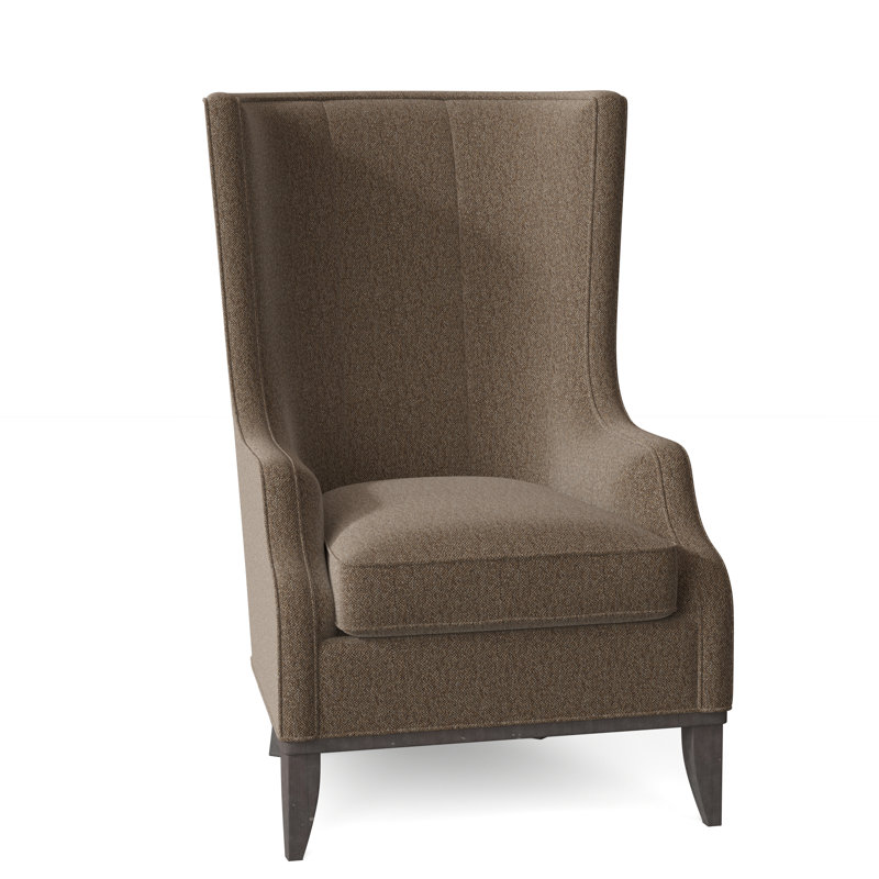 Fauteuil à oreilles l 29,5 po Downing, 9953 polyester saule, Anthracite