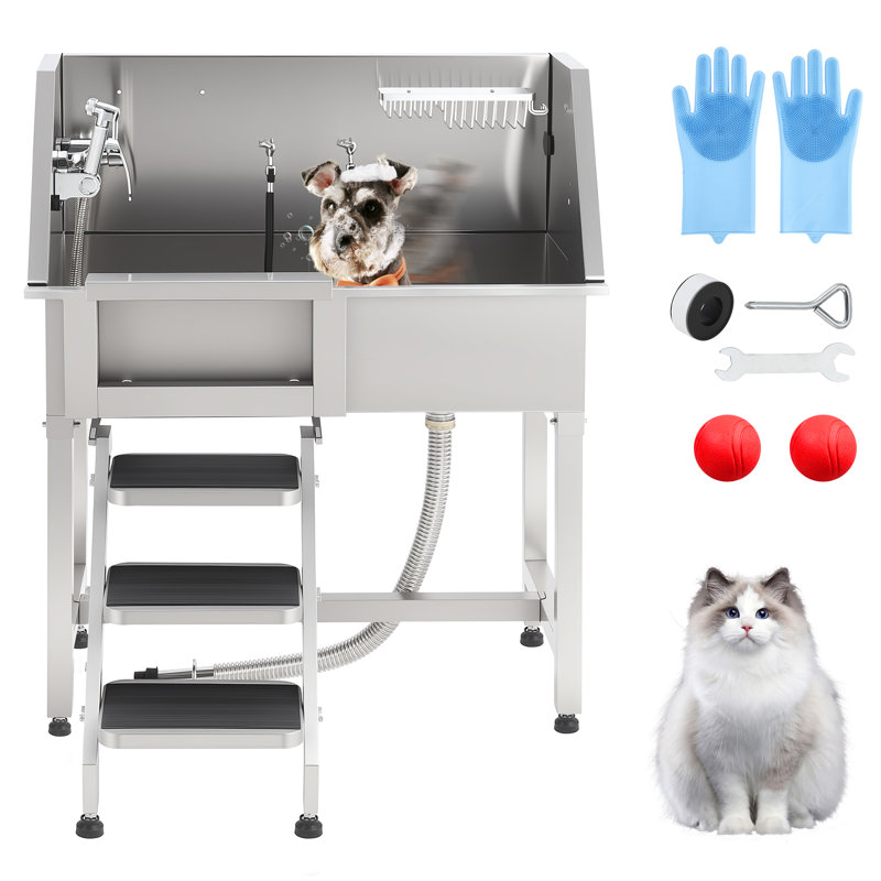 96cm H x 86cm W x 70cm D Grooming Tub