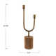 17.75" Iron Tabletop Candlestick