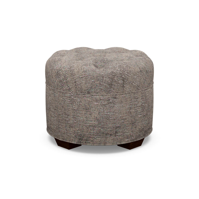 Round Ottoman, 9907-99, Walnut