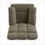 Fauteuils inclinables, fauteuil inclinable contemporain en microfibre de polyester vert avec chaise longue | Peu encombrant | Assemblage facile-1485050689