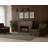 Dark Mezquite Fireplace Console