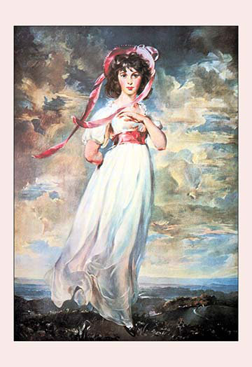 « pinkie » par sir thomas lawrence, reproduction d’art, 36" H x 24" W