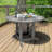 Anette 4-Person 48" Round, Counter-Height Dining Set-573996123