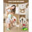 13 In 1 Kids Slide For Toddlers, Toddler Slide Playset With Swing, Golf, Drawing Board, Basketball Hoop And Storage Space-110985510