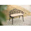 Mobilier d'extérieur en aluminium coulé avec banc floral