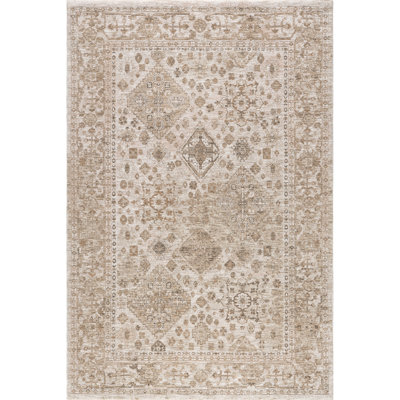 Klyah Medallion Fringe Area Rug