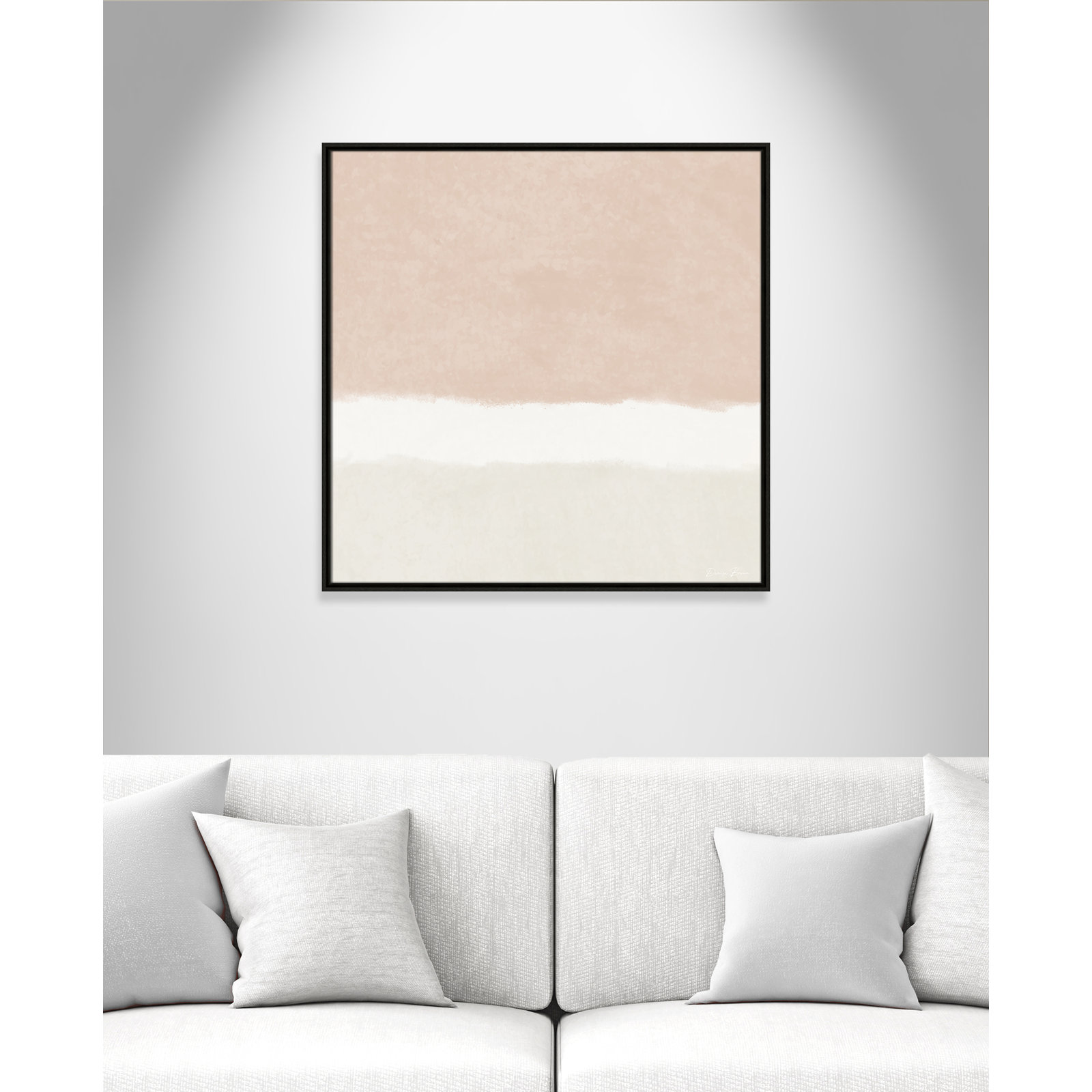 Willadeene "Slate 2" Print, 31.5" H x 31.5" W, Espresso Framed