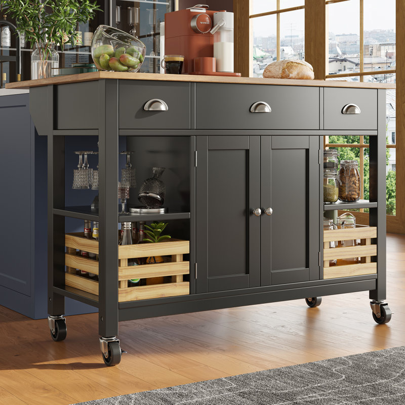 Wood Kitchen Island