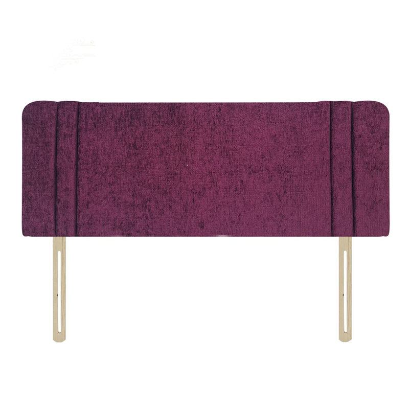 Cail King Upholstered Headboard, Aubergine