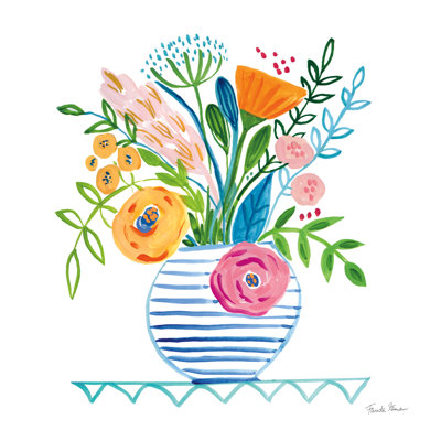 Bountiful Blooms I by Farida Zaman - Wrapped Canvas Painting