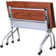 Preference Rectangle Flip Top Training Table with Casters and Modesty Panel and Cable Management
