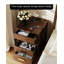 Modern Smart Lock Solid Wood Cedar Wood Three Draw Nightstand