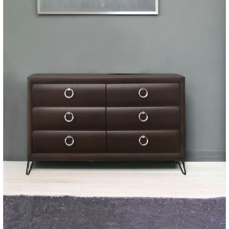 Commode standard 63 tiroirs 63 po Merlot