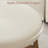 33.1" Round Leather Coffee Table-1768770173