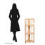 Modern Wood Corner Bookcase