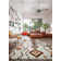 Allensville Geometric Shag Area Rug