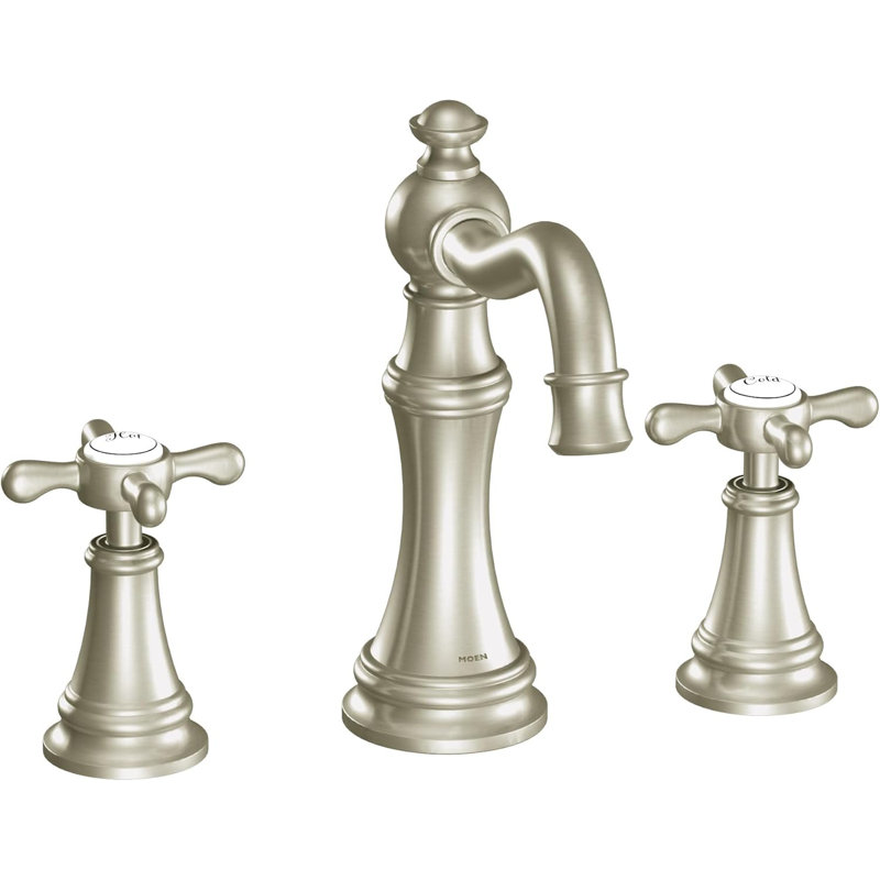 Weymouth 2H Widespread Trim & Valve, NL, Satin Nickel, Lever
