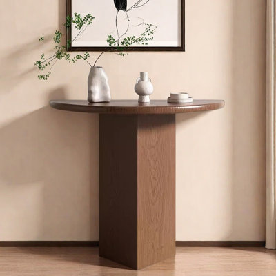 Wabi-Sabi Solid Wood Entryway Table