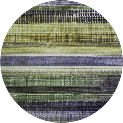 Premium Machine Washable Medena AMF1873 Stripes Rug