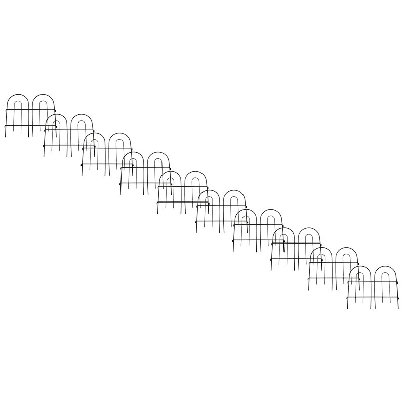 41cm H x 45cm W Metal Lawn Edging