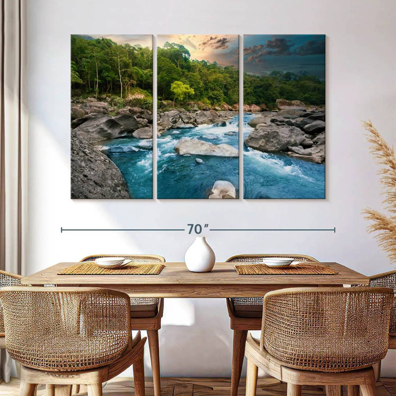 Rorry Cangrejal River, 42" H x 65" W