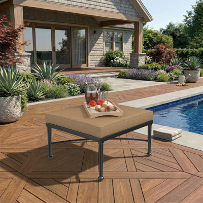 Sunbrella® Outdoor Ottoman Seat Cushion