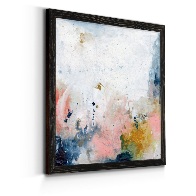 Pastel Fantasy IV-reproduction d’art sur toile encadrée, H 31,5 po x l 31,5 po x P 1,5 po, Cadre noir
