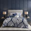 Ensemble de housse de couette pour lit double / grand en satin de coton 100% Vienna Vienna-1685331023-1685331027