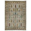 Tapis tribal turc vert et multicolore 7 x 7