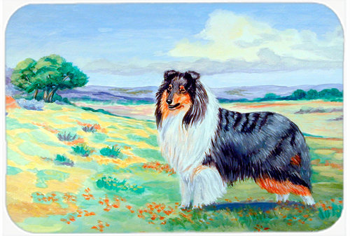 Planche à découper en verre collie east urban home
